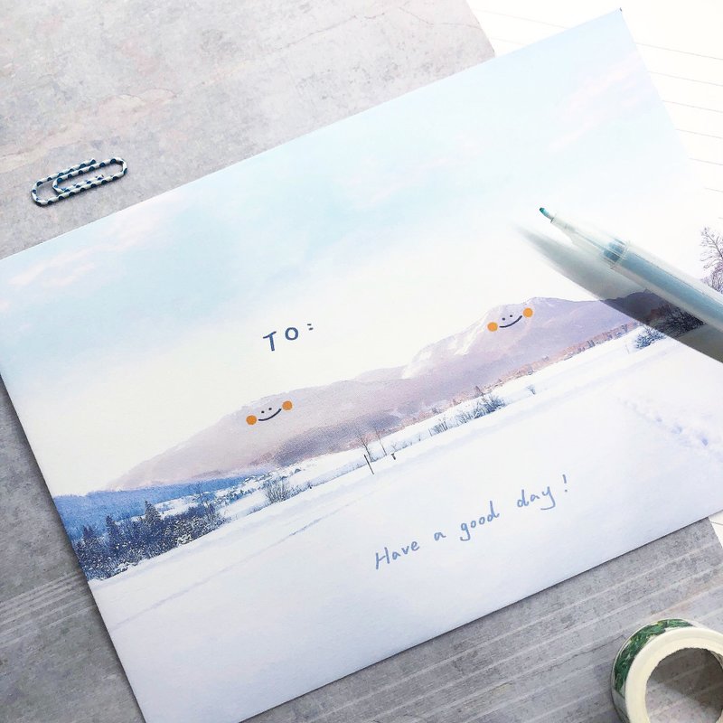 山山相印 / 信封袋 (5/10入) - 信封/信纸 - 纸 白色