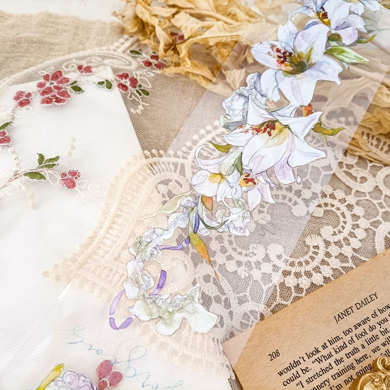 花姿美/裝飾膠帶 - 纸胶带 - 塑料 多色