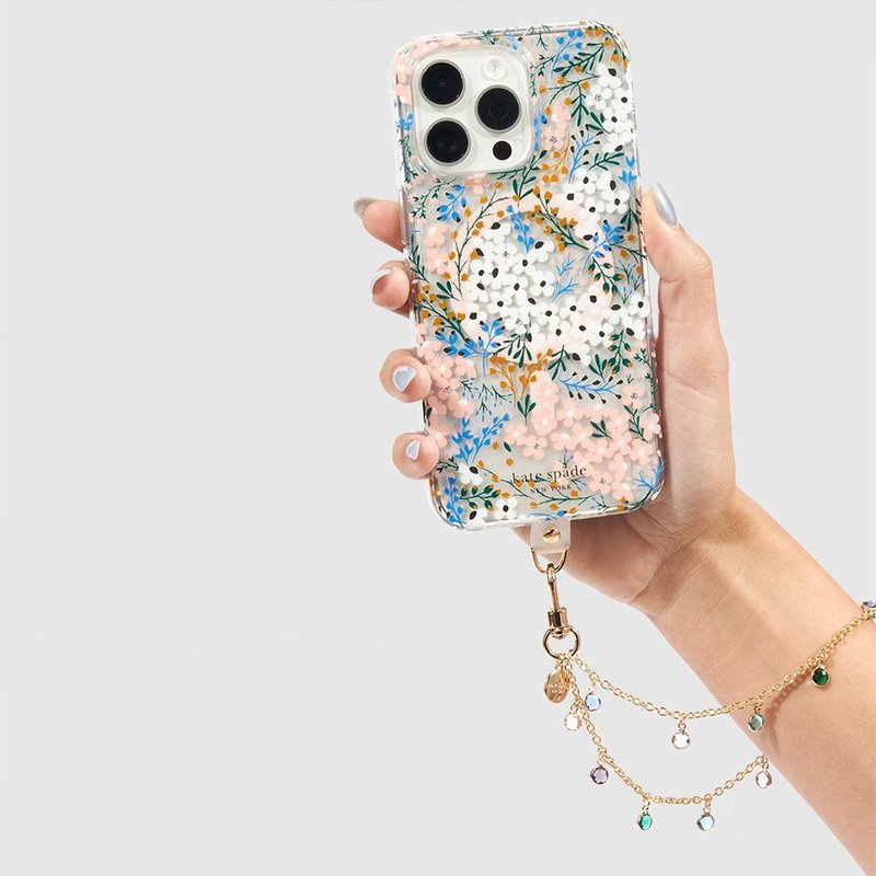 【kate spade】手机挂链 缤纷彩钻 - 手机配件 - 其他金属 多色