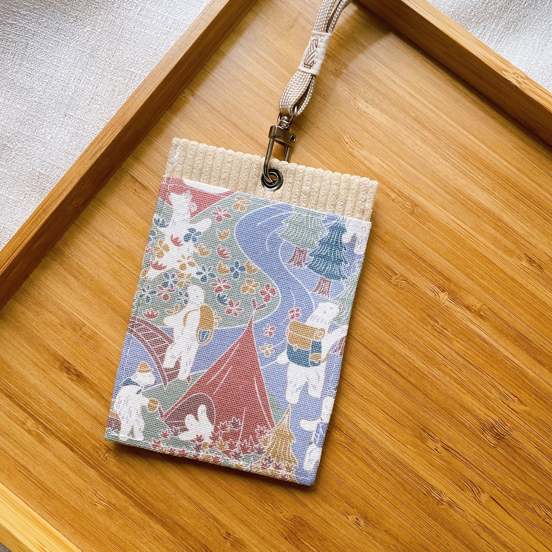 证件套 识别证卡套 悠游卡套 挂颈卡套 Card Holder 冒险北极熊款 - 证件套/卡套 - 棉 