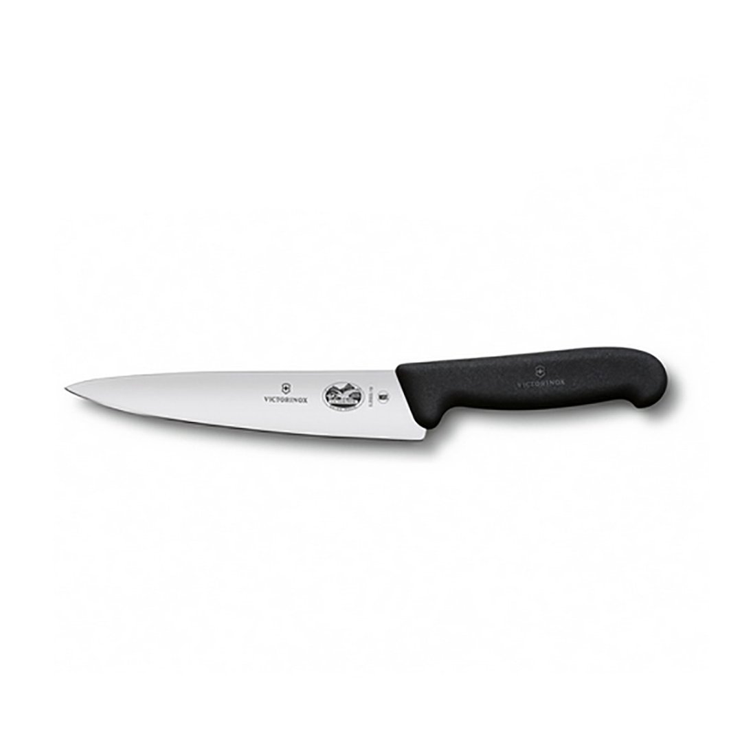 VICTORINOX 瑞士维氏 Fibrox 防滑手柄切肉刀 19cm 黑 5.2003.19 - 厨房用具 - 其他材质 黑色