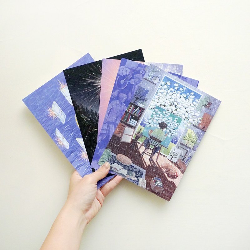 A5 卡片 - 卡片/明信片 - 纸 多色