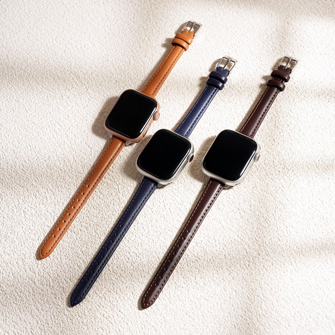 Apple Watch 经典饼干皮革  苹果 表带 - 表带 - 真皮 