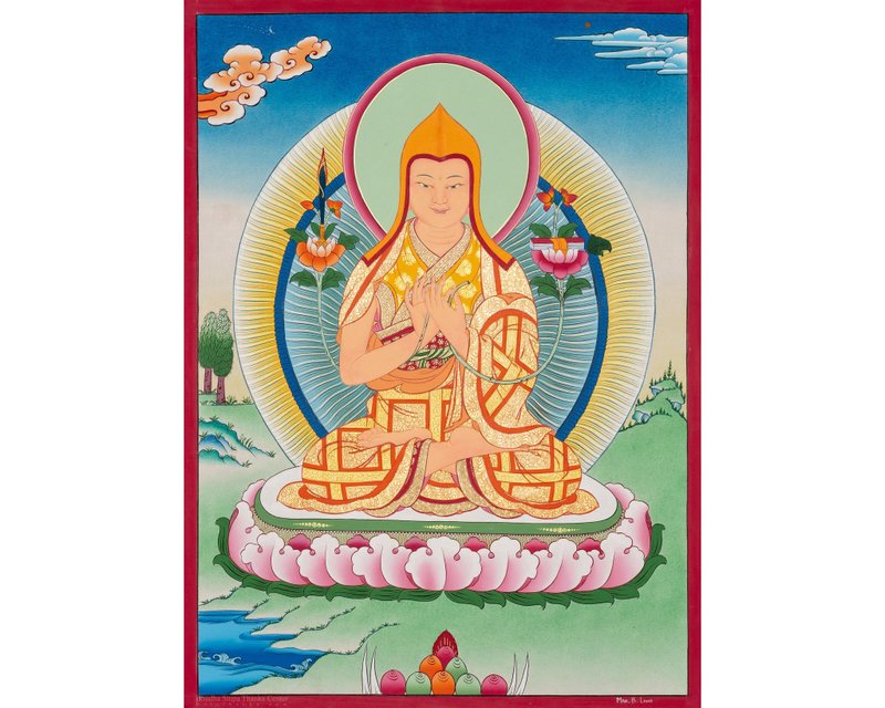 精心制作的忠察巴唐卡艺术 - 墙贴/壁贴 - 其他材质 多色