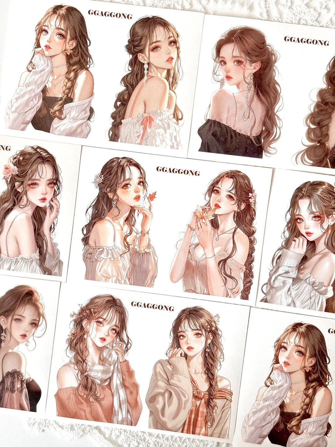 ggaggong - girl vol.3 - 贴纸 - 纸 