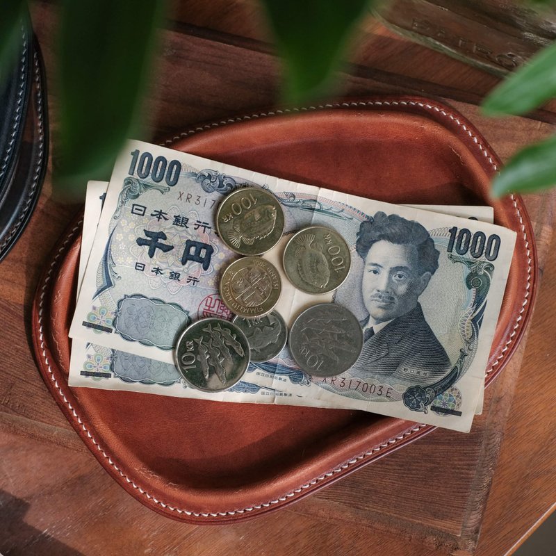 【寓吉】-订制区- LAKE TRAY 湖形盘 | 皮革置物盘/收纳盘/找零盘 - 收纳用品 - 真皮 多色