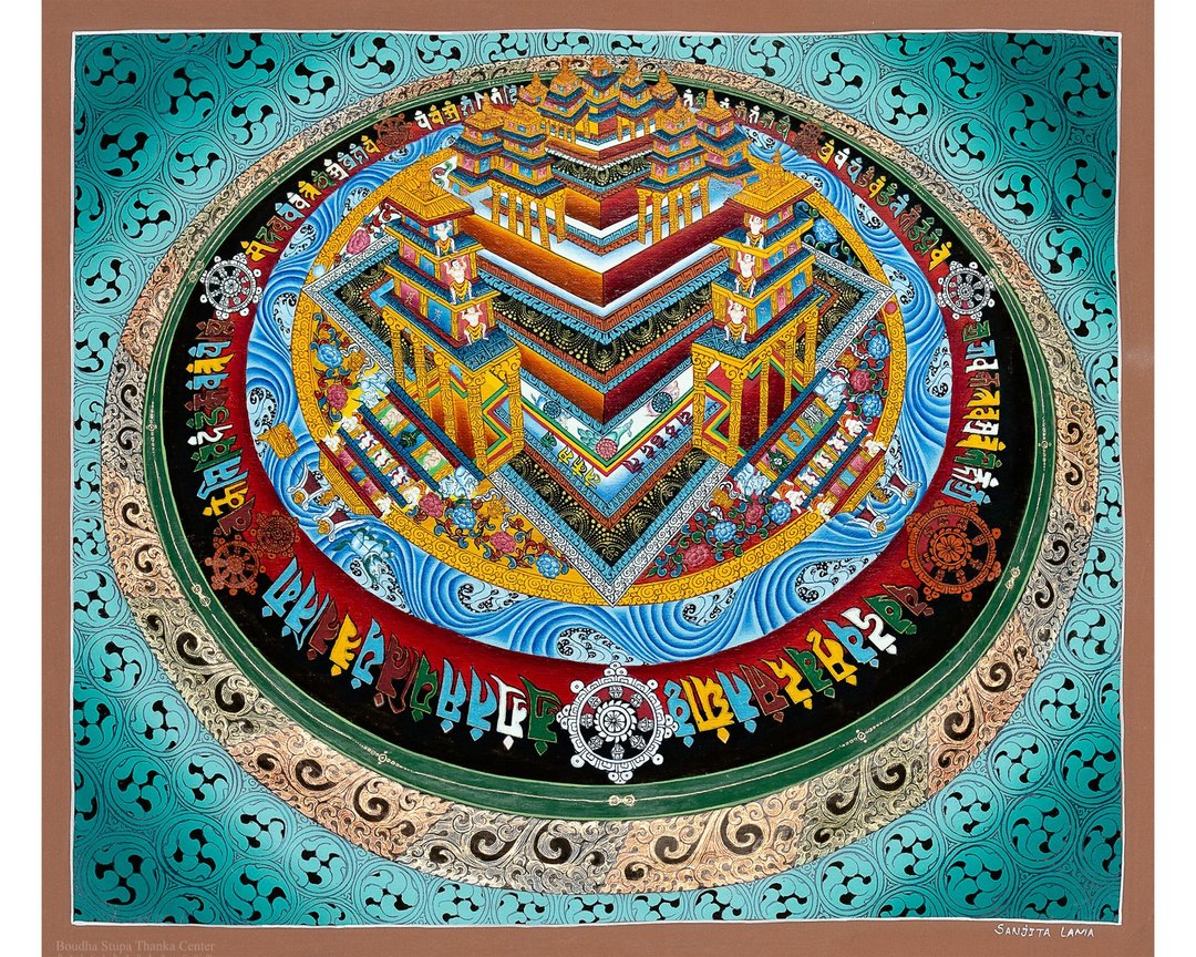 3D 曼陀罗 神圣几何的动态探索 - 墙贴/壁贴 - 其他材质 多色