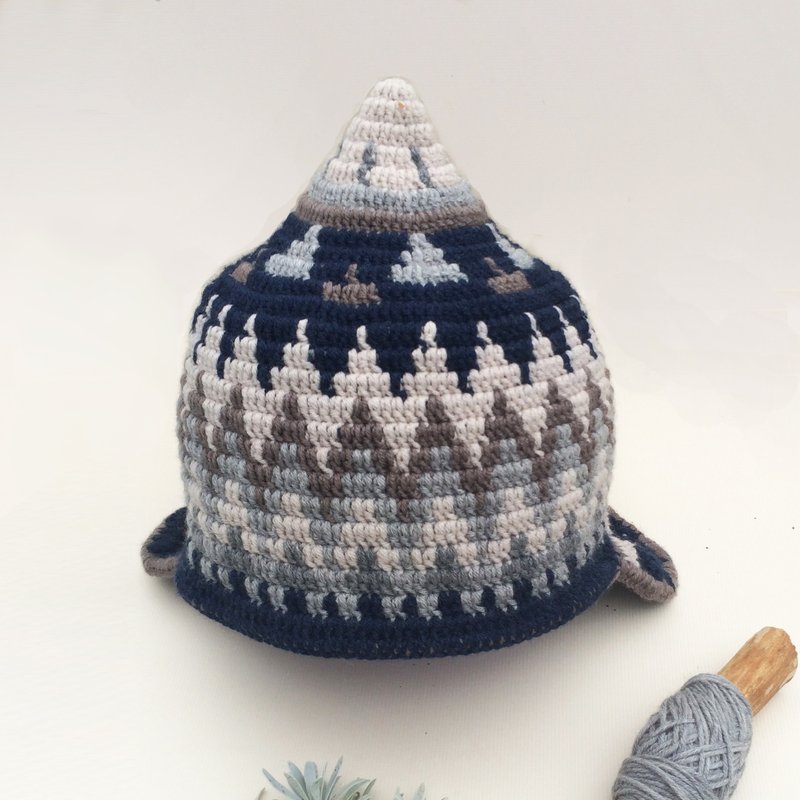 订制品 - 北欧精灵飞行帽/毛帽 - 帽子 - 羊毛 