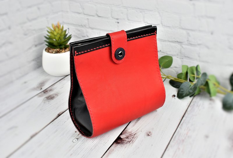 旅行化妆包真皮手工化妆包 - 化妆包/杂物包 - 真皮 红色