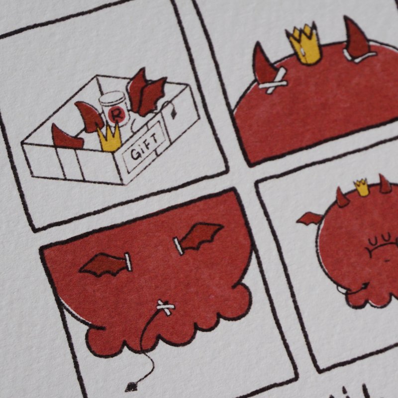 方形明信片 万圣系列 4款 - 卡片/明信片 - 纸 