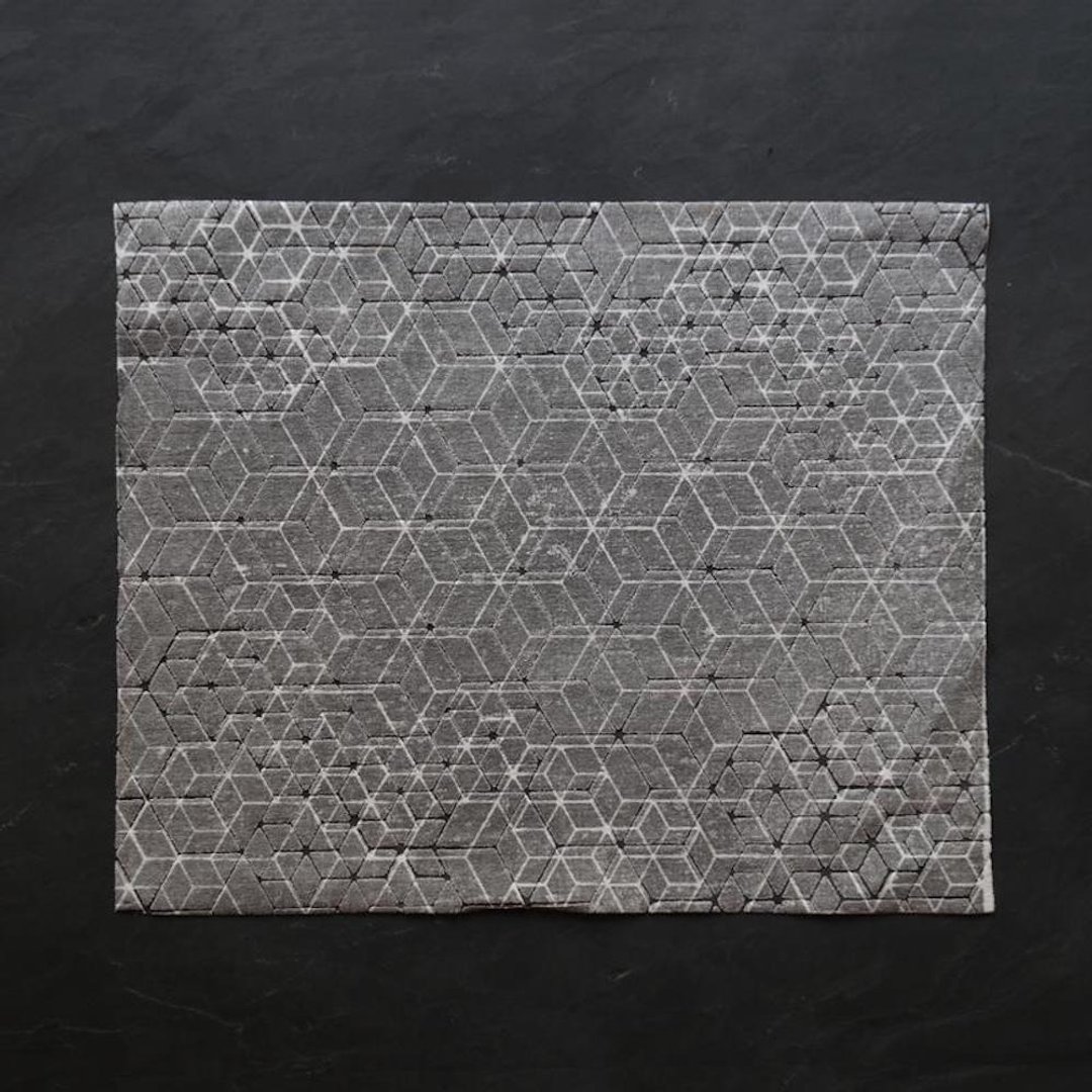 Mikabarr Placemat Tin 餐垫 灰 - 餐垫/桌巾 - 棉 灰色