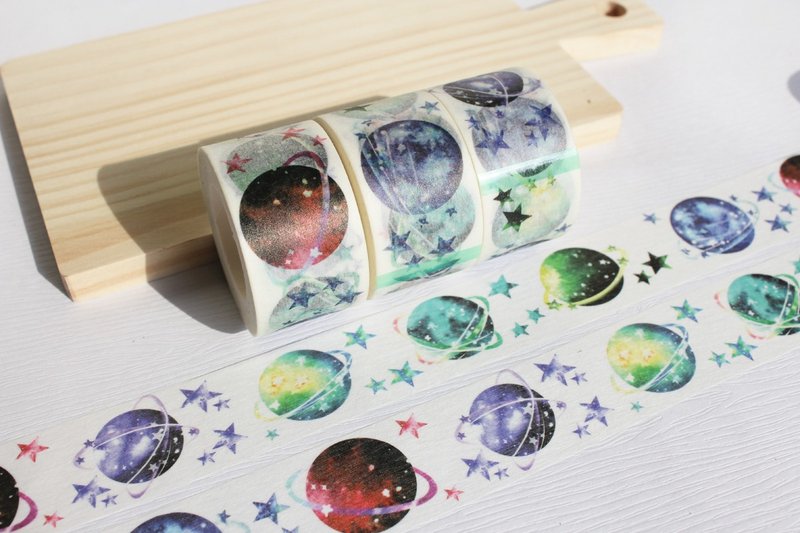 五彩行星 纸胶带 - 纸胶带 - 纸 多色