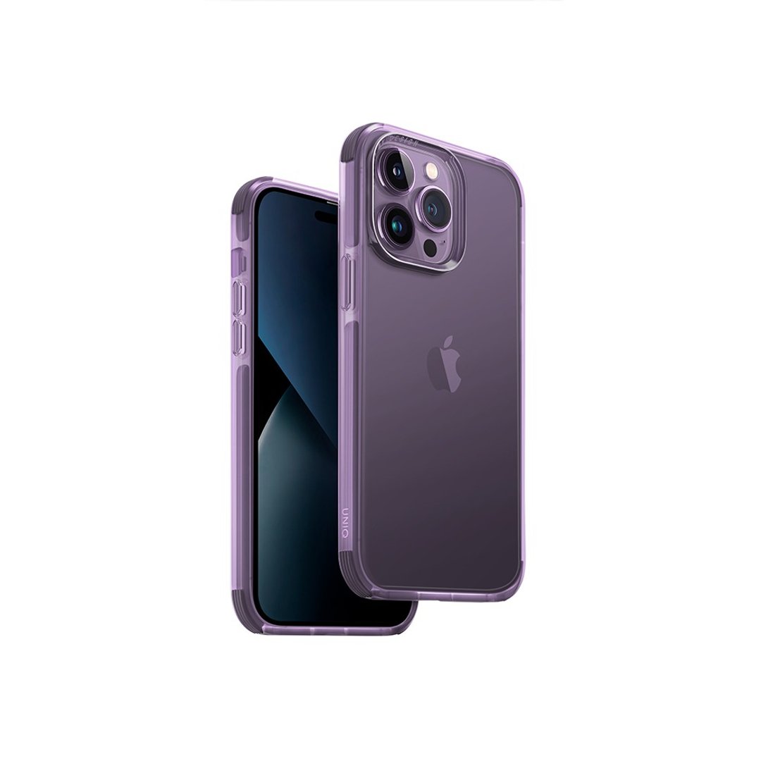 iPhone 14 Pro/14 Pro Max  Combat四角强化军规防摔保护壳-紫色 - 手机壳/手机套 - 塑料 