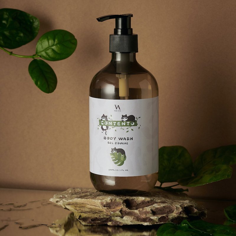 CONTENTO植萃保湿香氛沐浴露 500ML - 沐浴用品 - 其他材质 