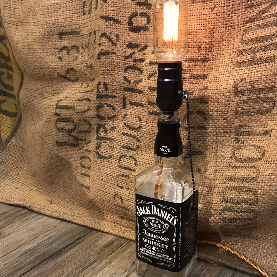 Jack Daniels杰克丹尼尔  酒瓶桌灯 - 灯具/灯饰 - 玻璃 