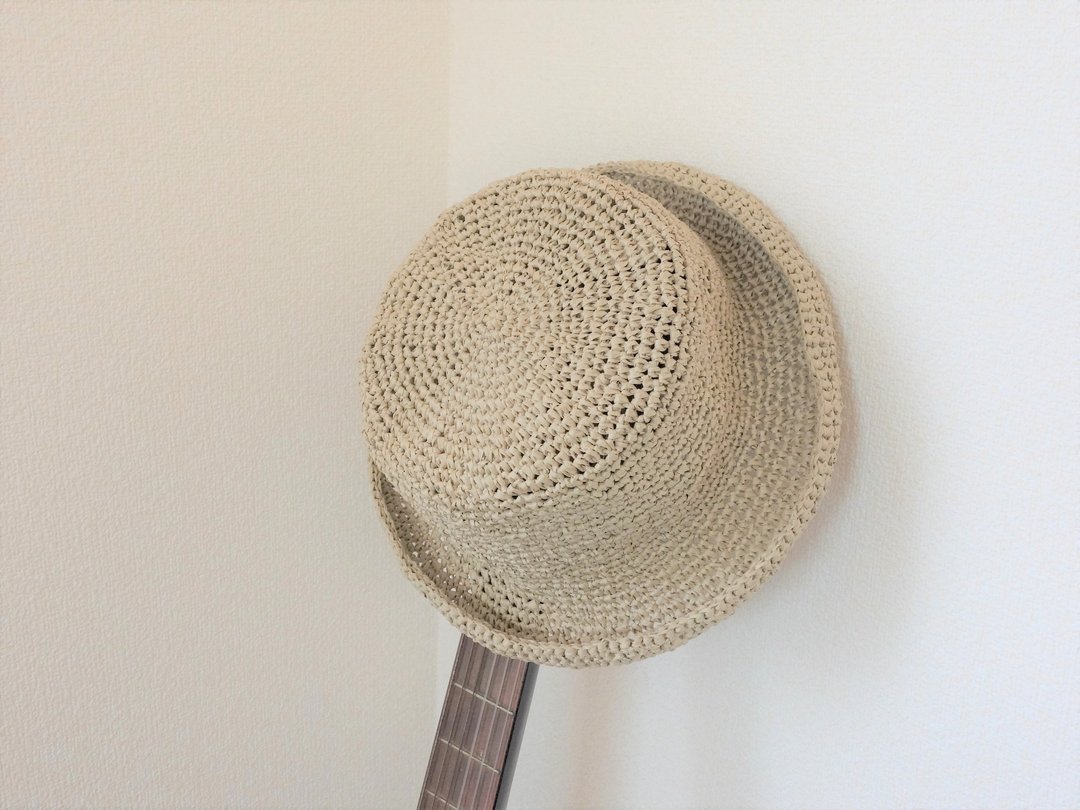 yuoworks / Summer hat / made of Japanese traditional paper Washi / beige - 帽子 - 纸 
