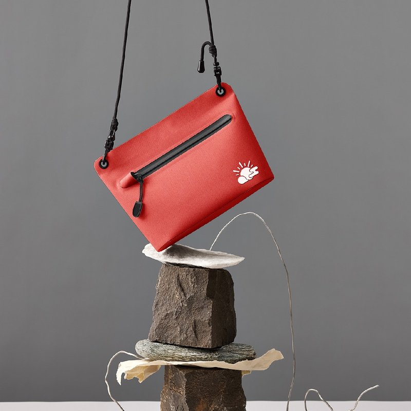 防水包-红色(手机袋/小包/侧背包/斜背包/随身包/旅行随身包) - 侧背包/斜挎包 - 防水材质 红色