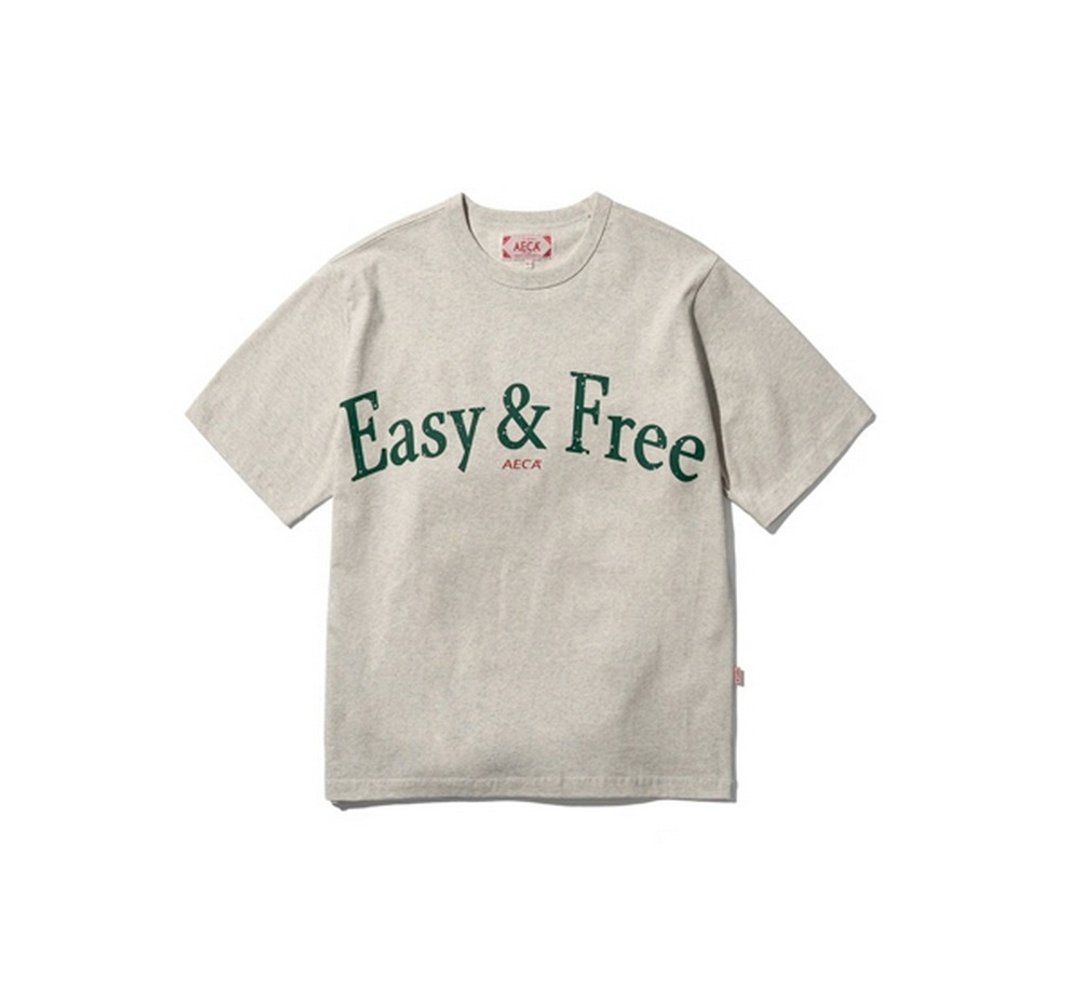 AECA Easy & Free Half Sleeve Tee学院运动风格上衣(两色) - 男装上衣/T 恤 - 其他材质 黑色