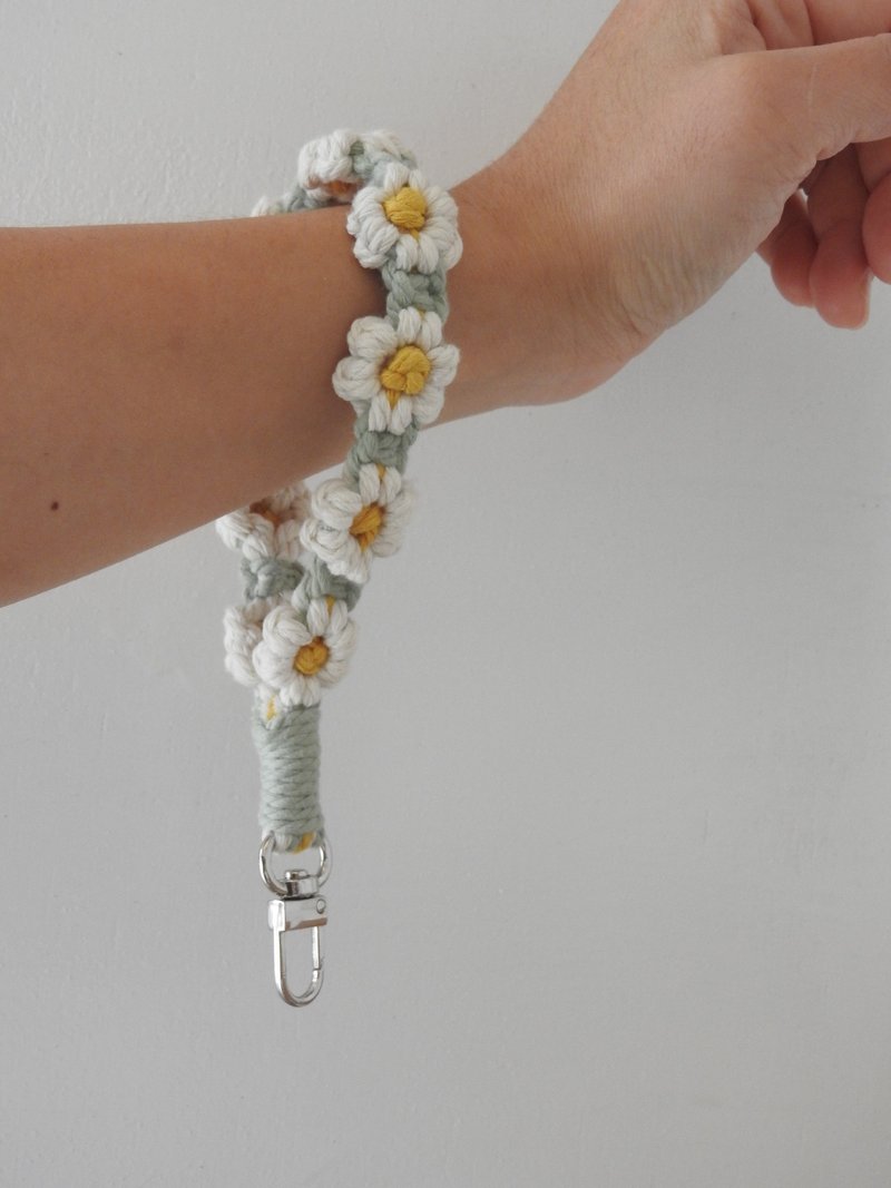 花日款挂绳 | 短版 | 八朵花 - 挂绳/吊绳 - 棉．麻 多色
