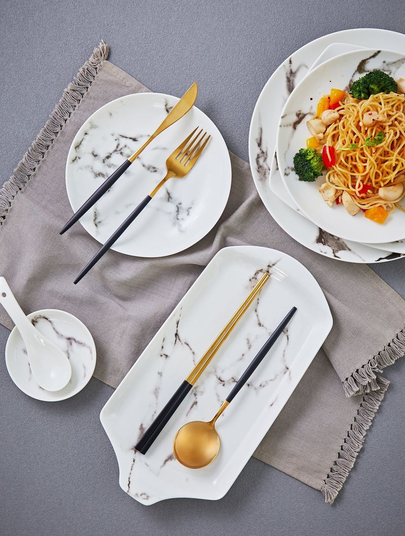 JEselect欧风经典餐具组/刀叉组/葡萄牙风/质感餐具 - 餐刀/叉/匙组合 - 不锈钢 