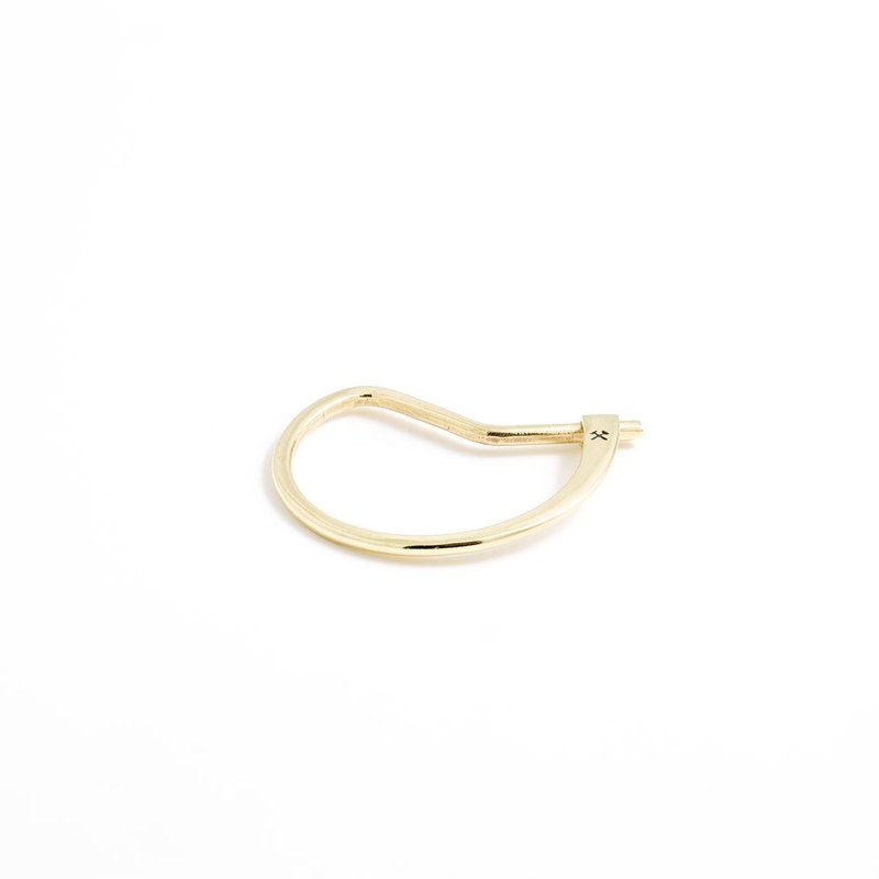 Studebaker Metals - Classic Keyholder (手工锻造黄铜钥匙圈) - 钥匙链/钥匙包 - 铜/黄铜 黄色