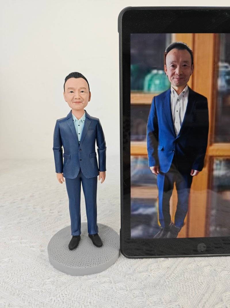 荣休 退休 荣升 荣调 离职 同事 老板 订制化礼物 人偶 公仔 - 玩偶/公仔 - 粘土 多色