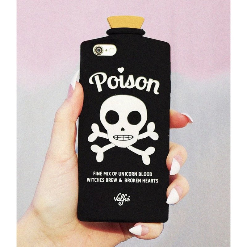 美国 Valfre / Poison 3D iPhone 手机壳 - 手机壳/手机套 - 硅胶 黑色