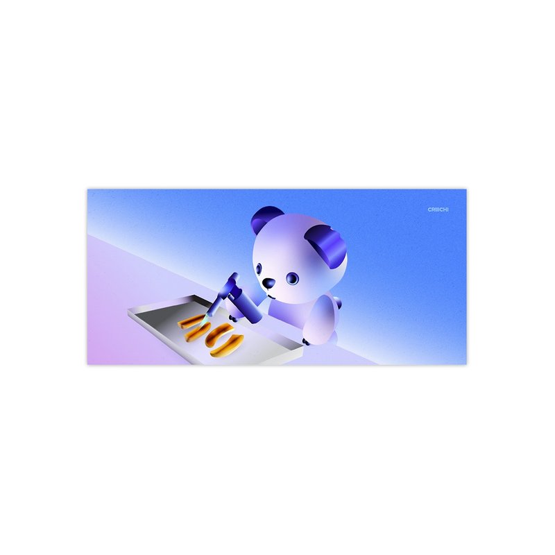 CRIIICHI古治 焦糖香蕉 全景明信片 - 卡片/明信片 - 纸 多色