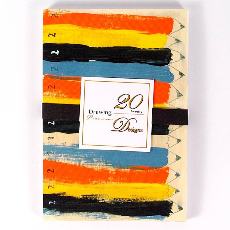 复古涂鸦明信片20入【Hallmark-明信片】 - 卡片/明信片 - 纸 多色