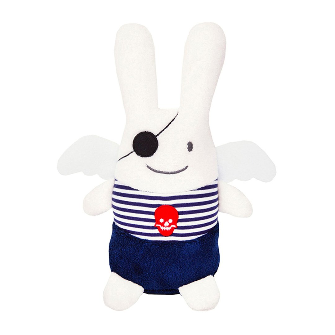Trousselier - 海盗条纹天使小兔公仔 26厘米 - 玩具/玩偶 - 其他材质 多色