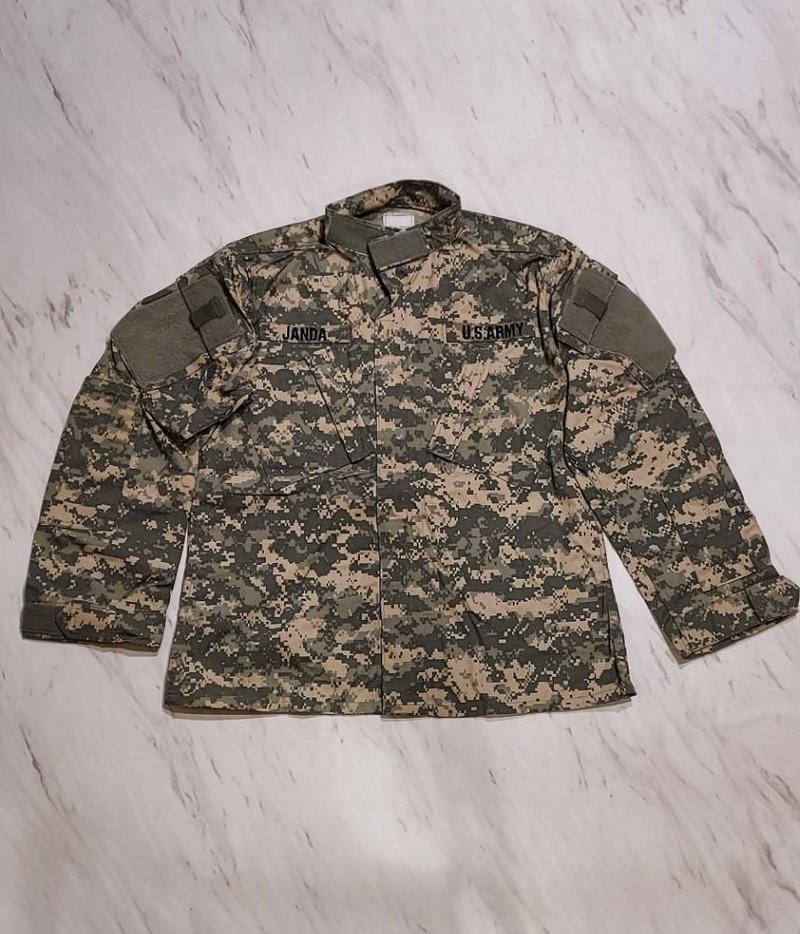 美军 公发 米灰色 数位迷彩 长袖军服 薄外套 04款 - 男装外套 - 其他材质 