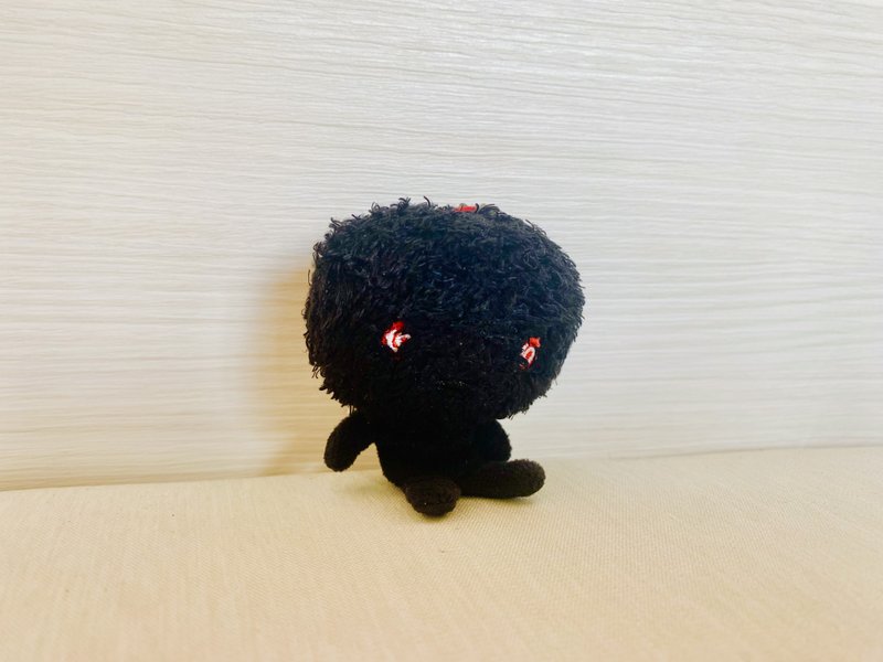 国美馆衍生文创小物 MoMo公仔钥匙圈 - 钥匙链/钥匙包 - 棉．麻 黑色