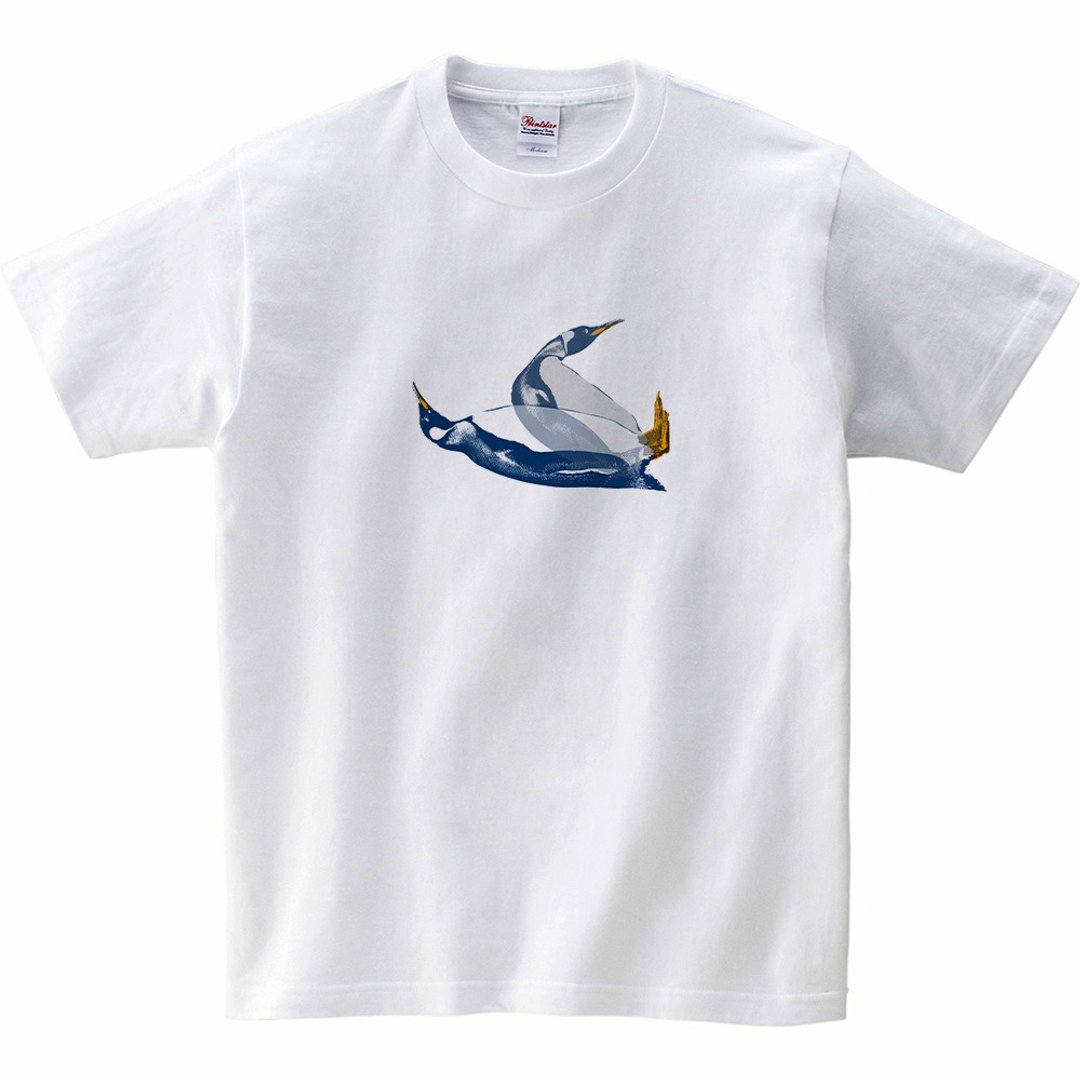Kids T-shirt / Penguins out of body - 童装上衣 - 棉 白色