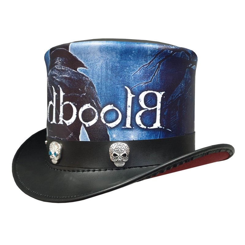 Bloddborne Hunter Leather Top Hat - 帽子 - 真皮 