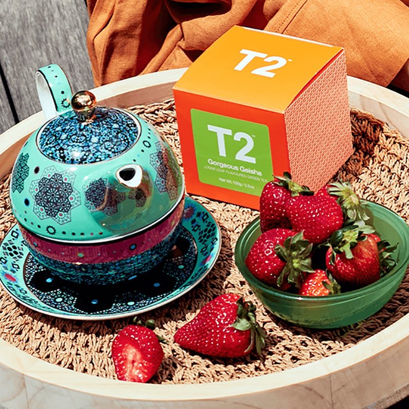 澳洲T2茶 | 草莓风味绿茶 (Gorgeous Geisha) - 茶 - 新鲜食材 