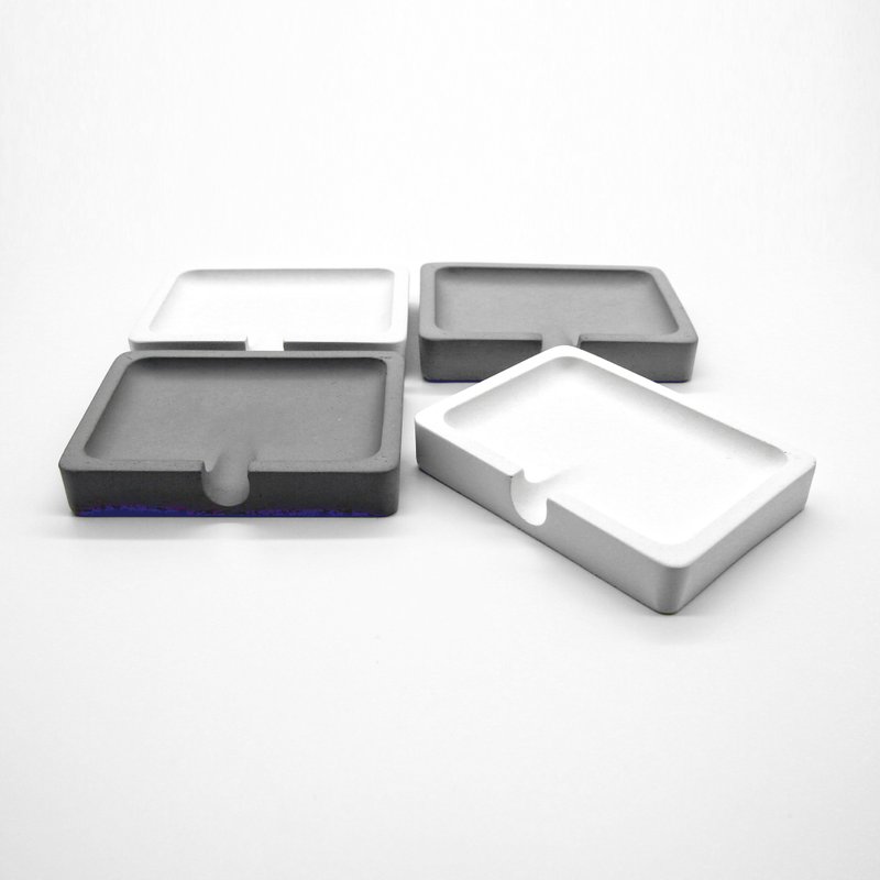 Soap DISH I 皂皿 I 皂盘 I 置物碟 I 水泥 I 礼物 －Rectangle－ - 卫浴用品 - 水泥 灰色