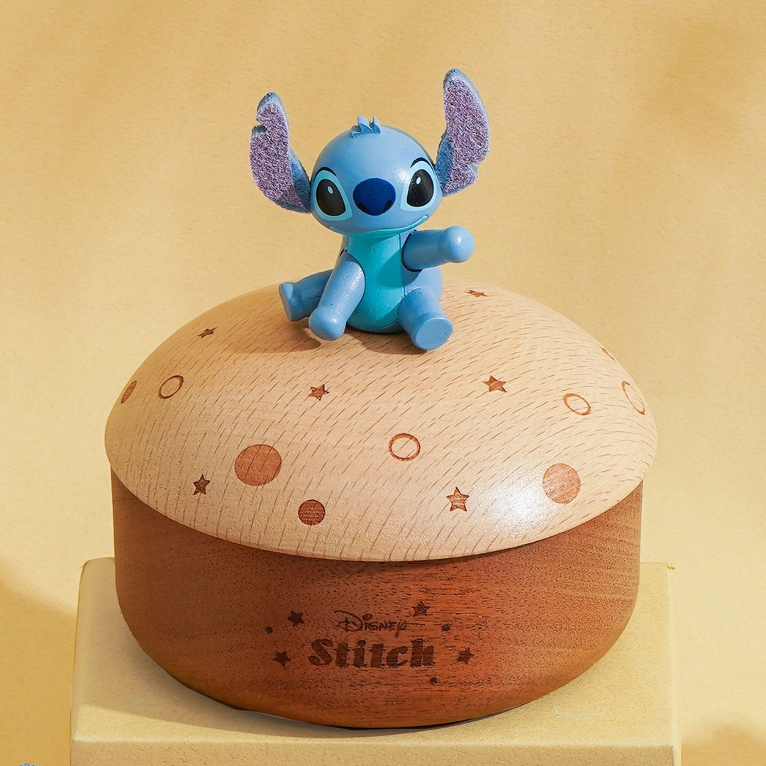 【史迪奇】木质收纳盒 迪士尼 Disney 星际宝贝 | Wooderful life - 收纳用品 - 木头 多色