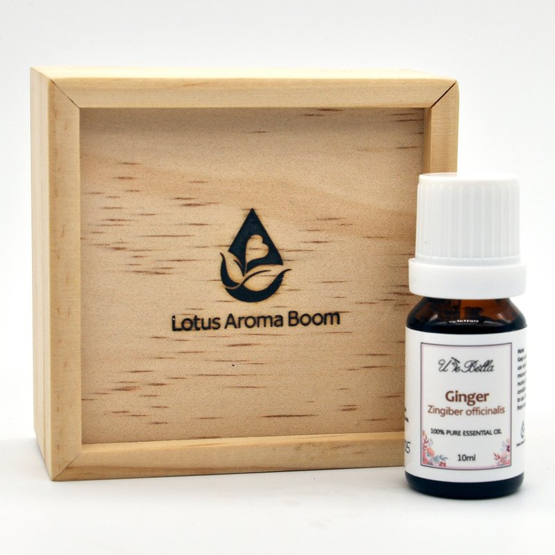 U le Bella姜精油(含木盒) - 香水/香膏 - 玻璃 咖啡色