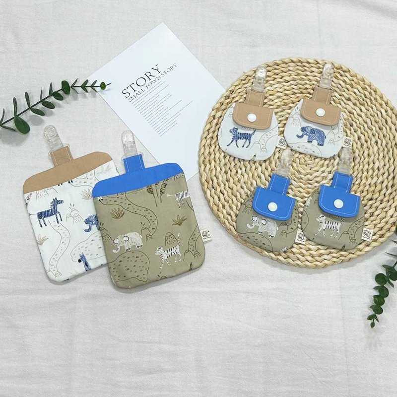 Toy mama文创 插画童梦 平安符袋 防掉手帕 护身符袋 庙袋 弥月礼 - 平安符/符袋 - 其他材质 多色