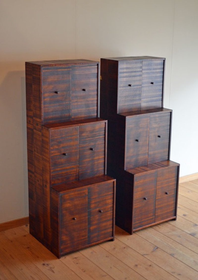 Front staircase chest 2 paddle set - 其他家具 - 木头 咖啡色