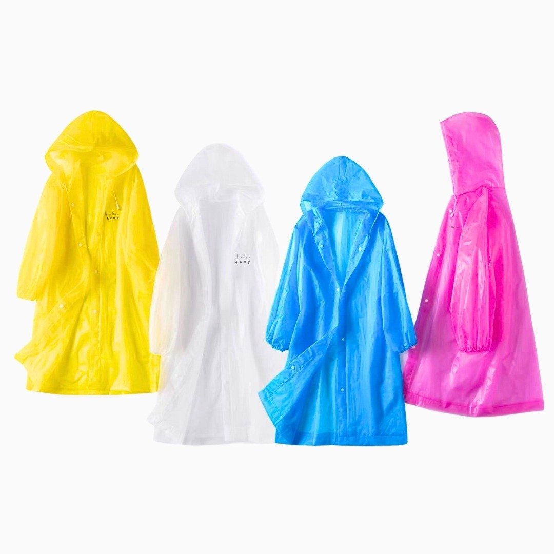 【花米邸家】亮色简约轻便雨衣 活动礼品设计 时尚雨衣 机能雨衣 - 雨伞/雨衣 - 防水材质 多色