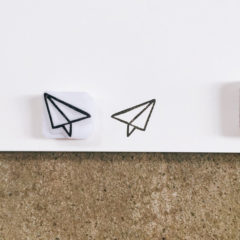 盖哪手工印章-纸飞机 - 印章/印台 - 其他材质 