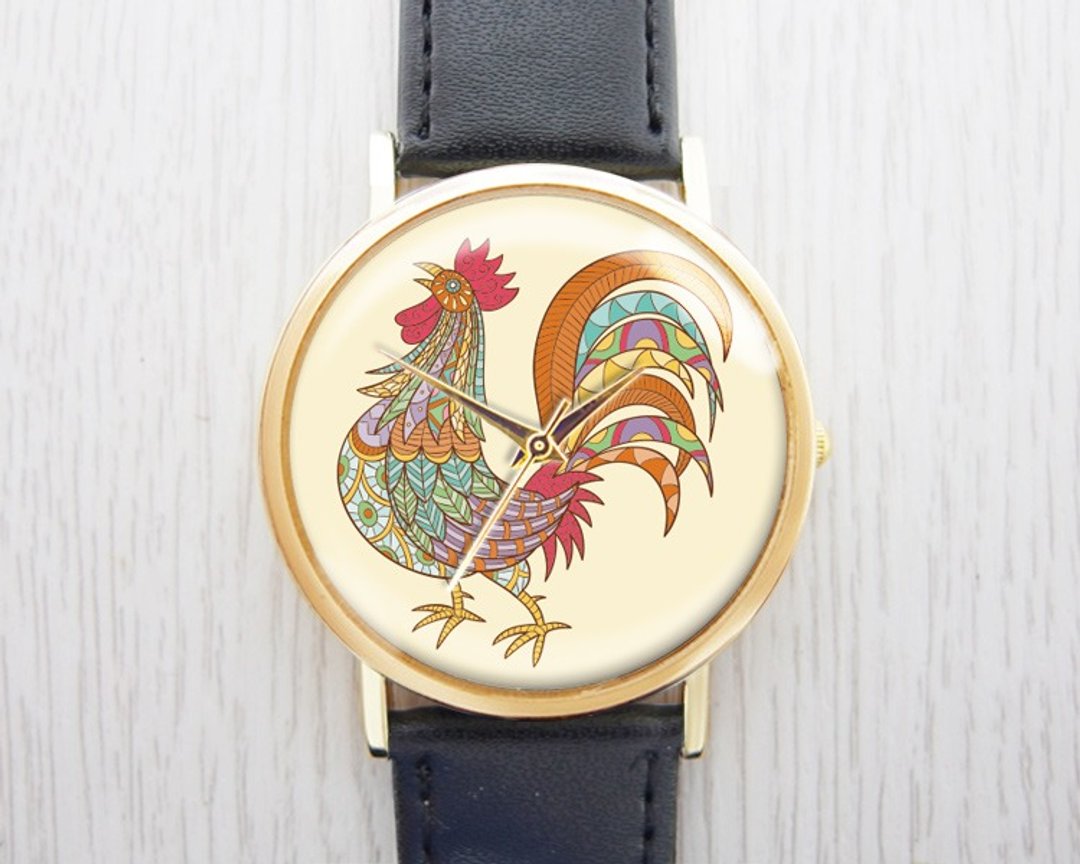 新年快乐 - 女表/男表/中性表/配件饰品【Special U Design】 - 手链/手环 - 其他金属 红色