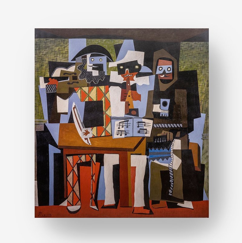 【艺术挂画】毕卡索 Picasso | Fontainebleau - 海报/装饰画/版画 - 纸 咖啡色