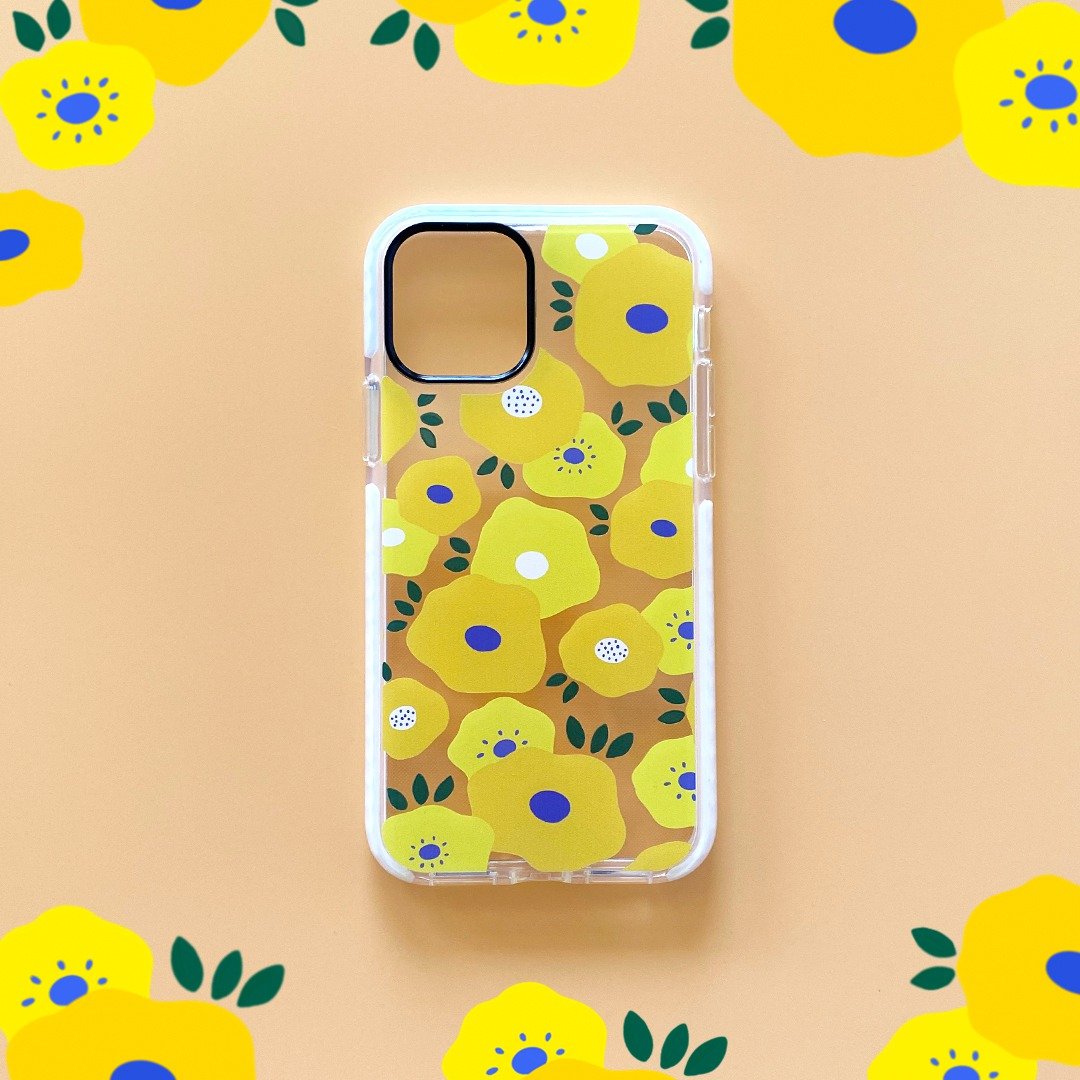 黄色花园 iPhone 透明手机壳 - 手机壳/手机套 - 塑料 黄色