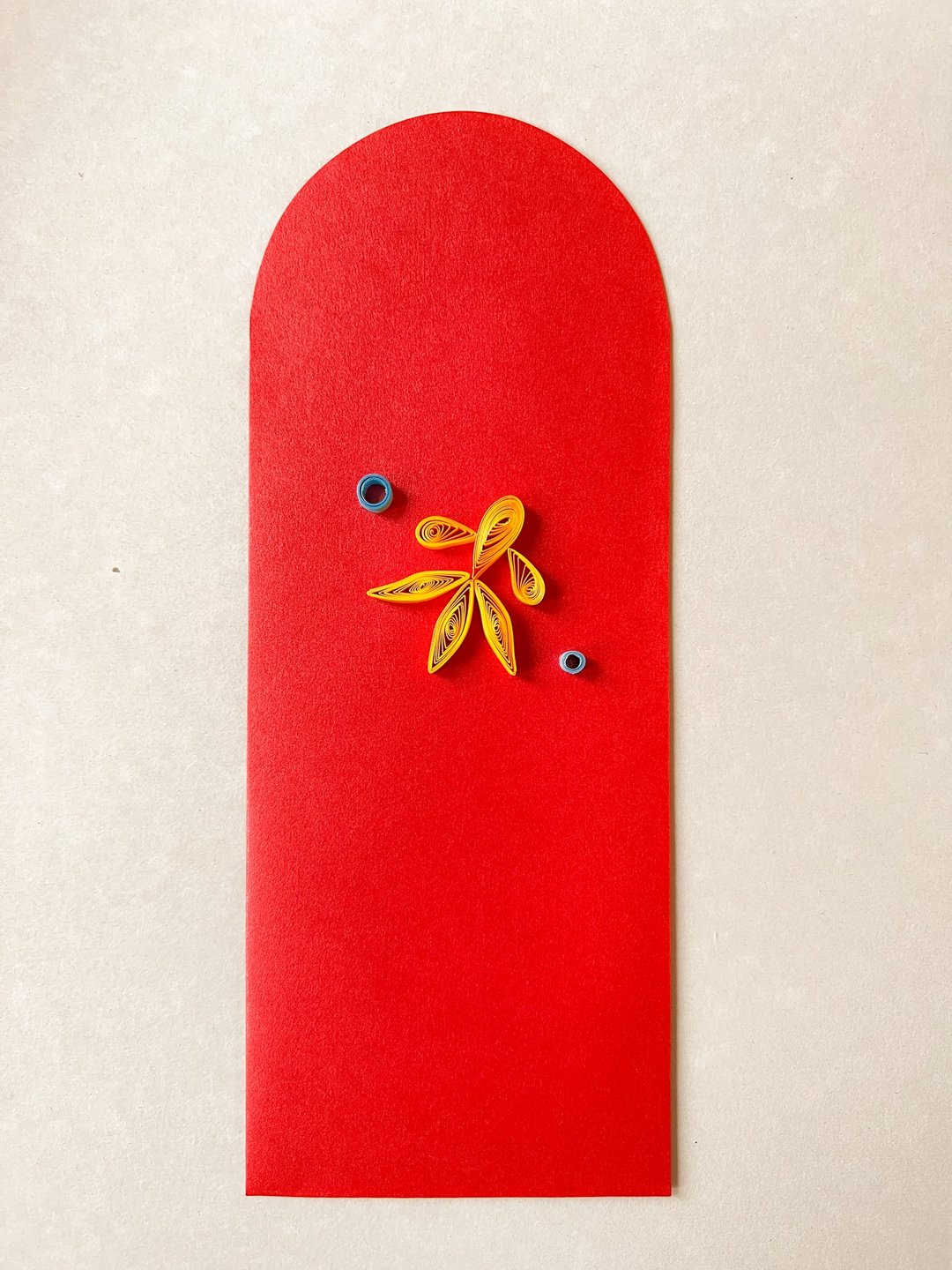 手工新年红包—年年有余 - 红包/春联 - 纸 红色