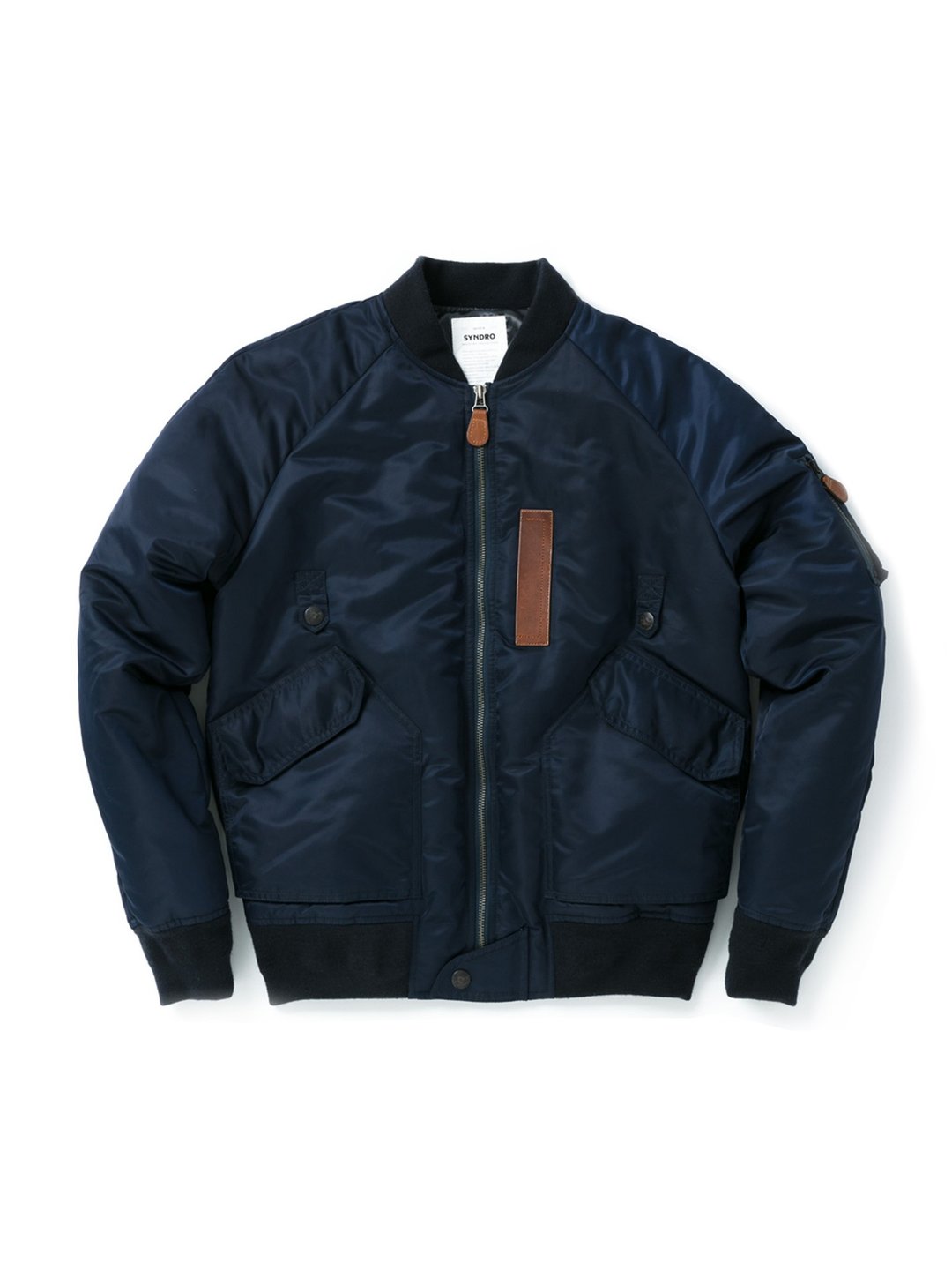 LONE AVIATOR BOMBER DOWN JACKET - NAVY - 男装外套 - 羽绒 蓝色