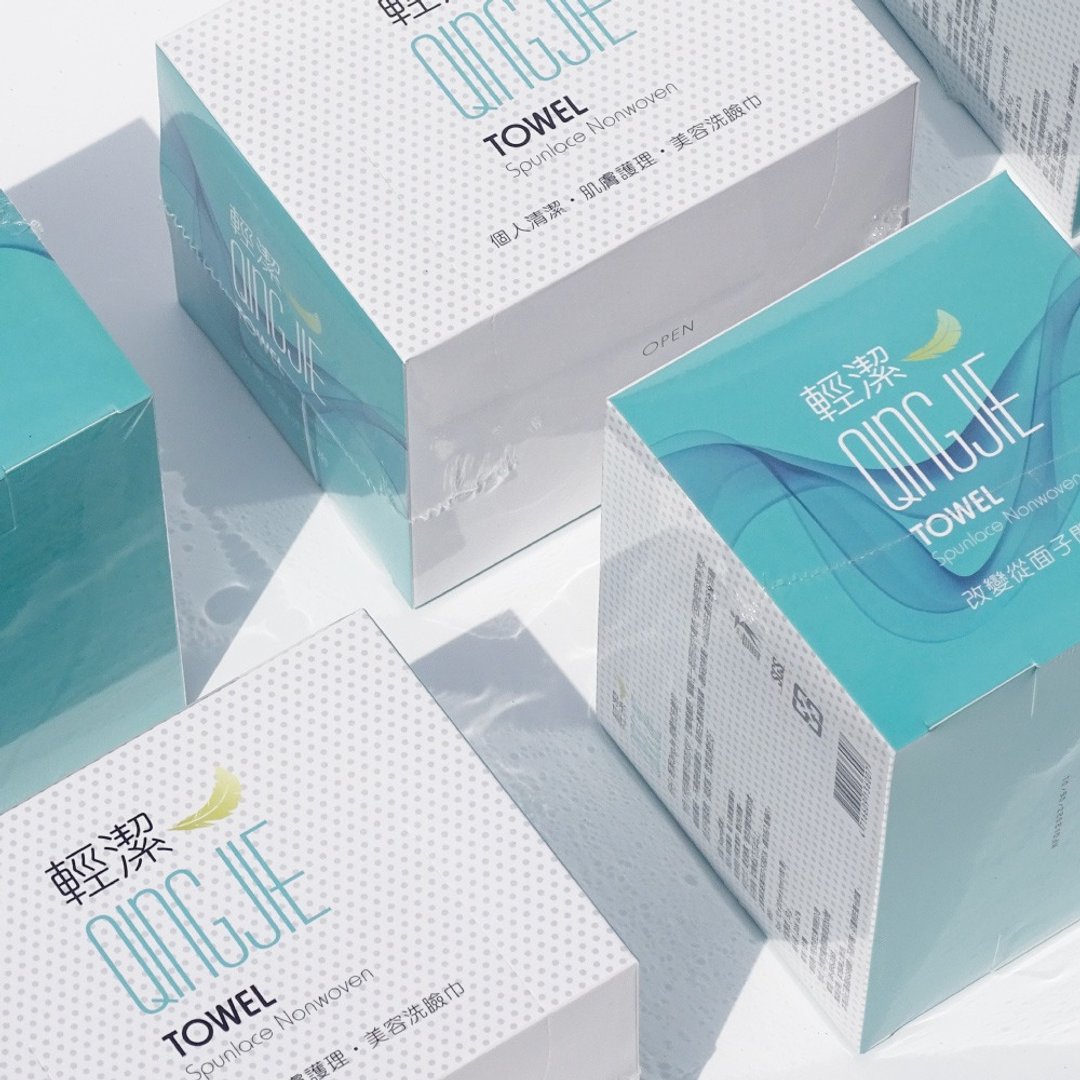 轻洁QingJie美容巾-盒装100pcs*6 - 脸部清洁/卸妆用品 - 棉 