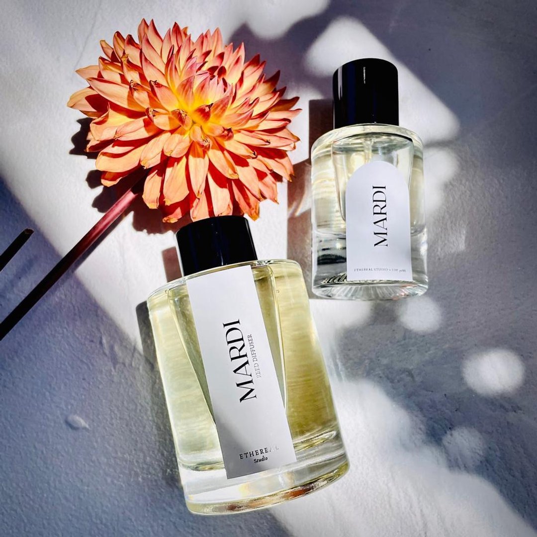 MARDI_Reed Diffuser 120ml - 香薰/精油/线香 - 浓缩/萃取物 黄色