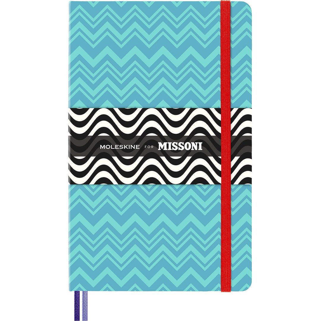 _勿上架_MOLESKINE MISSONI 联名 2023 日记 12M 锯齿绿 L 型 - 笔记本/手帐 - 纸 多色